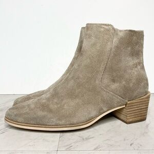 Rag & Bone Rover Zip Gray Suede Bootie 9 1/2